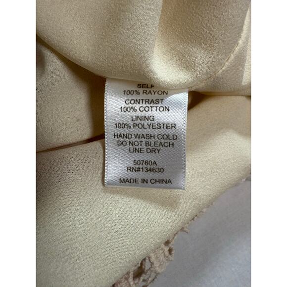 Anthropologie Sunday in Brooklyn Maxi Dress Slvless Crochet Size SMALL - Picture 12 of 12